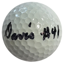 Glenn Davis Autographed MaxFli 1 Golf Ball