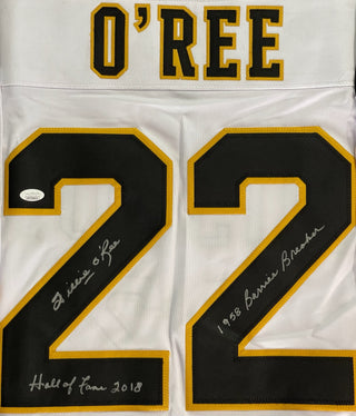Willie O'Ree "HOF 2018 Barrier Breaker 58" Autographed Boston Bruins Jersey (JSA)