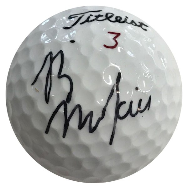 Billy Mayfair Autographed Titleist 3 Golf Ball