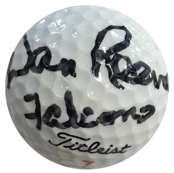 Dan Reeves Falcons Autographed Titleist 3 Golf Ball