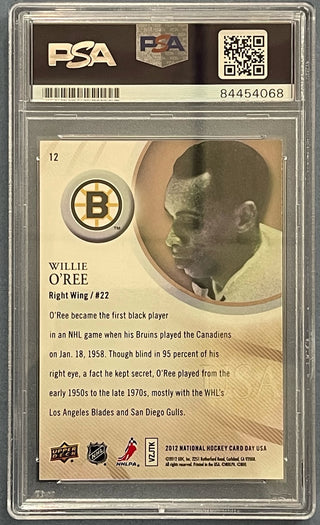 Willie O'Ree Autographed 2018 Upper Deck Heroic Inspirations Card
