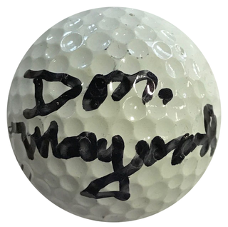 Don Maynard Autographed MaxFli 4 Golf Ball