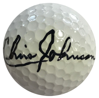 Charles Johnson Autographed MaxFli 2 Golf Ball