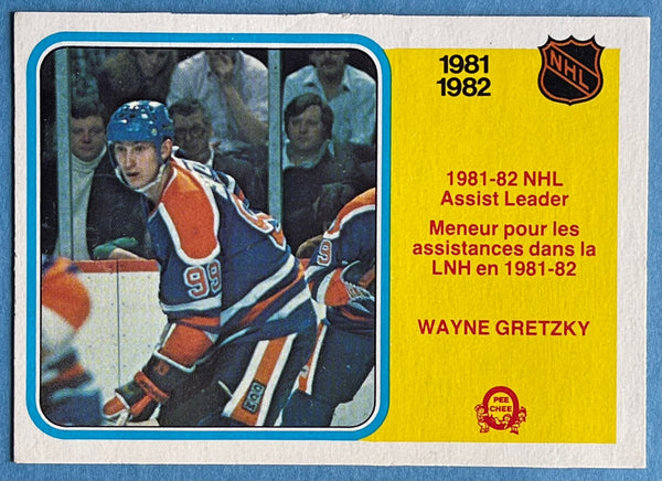Wayne Gretzky Unsigned 1982-83 O-Pee-Chee Hockey Card #240