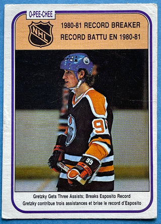Wayne Gretzky Unsigned 1981-82 O-Pee-Chee Card #392