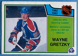 Wayne Gretzky Unsigned 1983-84 O-Pee-Chee Card #217