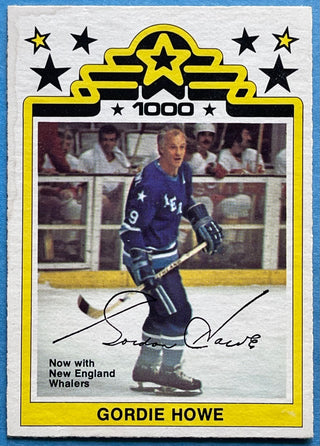 Gordie Howe Unsigned 1977-78 O-Pee-Chee Card #1