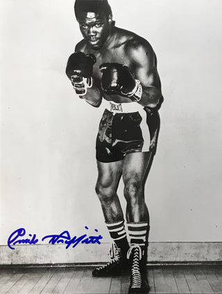 Emile Griffith Autographed 8x10 Black & White Boxing Photo