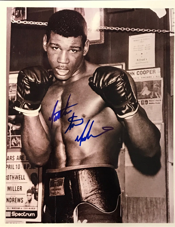 Matthew Saad Muhammad Autographed 8x10 Boxing Photo