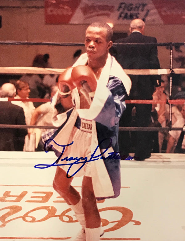 Tracy Patterson Autographed 8x10 Boxing Photo