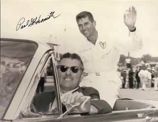 Paul Goldsmith Autographed 8x10 Racing Photo