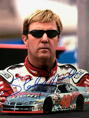 Sterling Marlin Autographed 8x10 Racing Photo