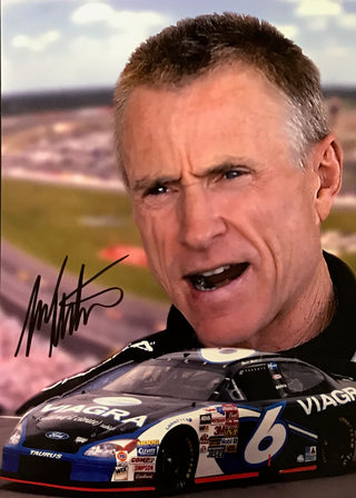 Mark Martin Autographed 8x10 Racing Photo