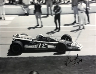Lloyd Ruby Autographed 8x10 Racing Photo