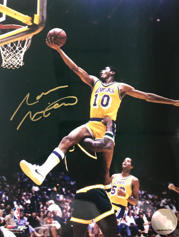 Norm Nixon Autographed 8x10 Basketball Photo