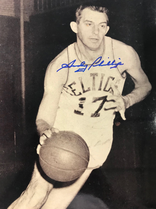 Andy Phillip Autographed 8x10 Basketball Photo Boston Celtics