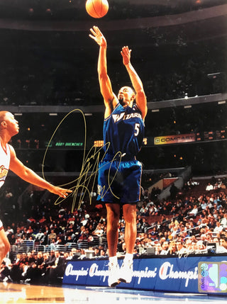 Juwan Howard Autographed 8x10 Basketball Photo- Washington Wizards