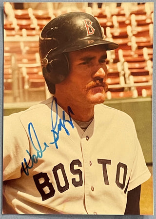 Wade Boggs Autographed 3 x 5 Baseball Photo