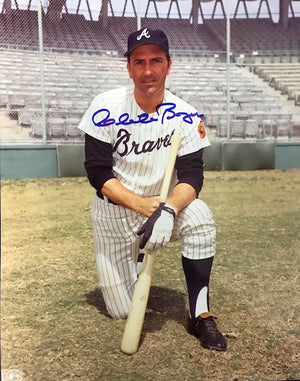 Clete Boyer Autographed 8x10 Baseball Photo