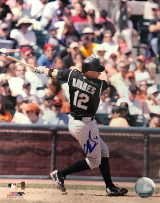 Clint Barmes Autographed 8x10 Baseball Photo Colorado Rockies