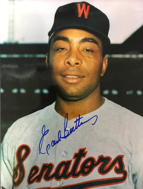 Earl Battey Autographed 8x10 Baseball Photo