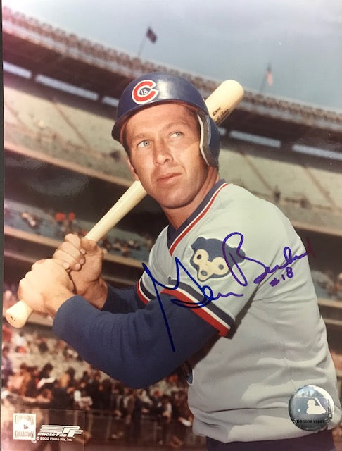 Glen Beckert Autographed 8x10 Baseball Photo