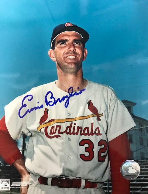 Ernie Broglio Autographed 8x10 Baseball Photo