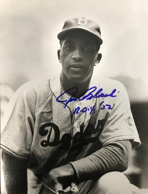 Joe Black Autographed 8x10 Black & White Baseball Photo
