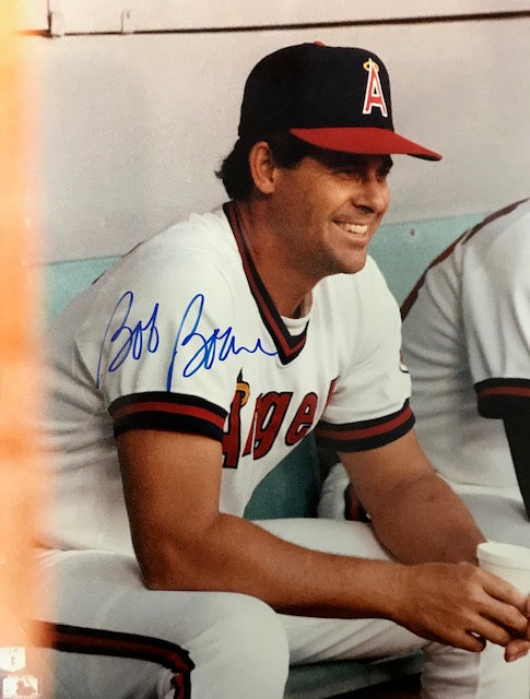 Bob Boone Autographed 8x10 Baseball Photo