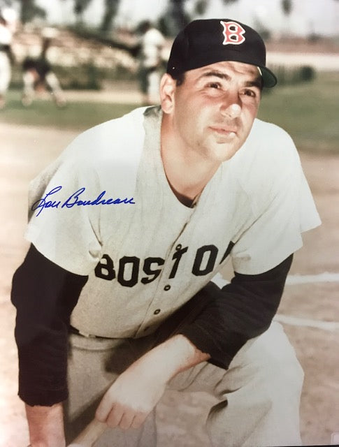 Lou Boudreau Autographed 8x10 Baseball Photo