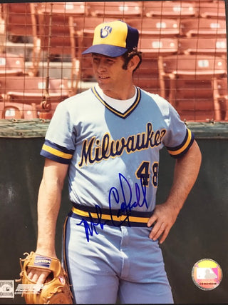 Mike Caldwell Autographed 8x10 Baseball Photo