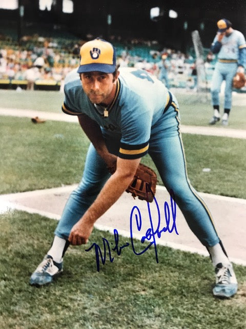 Mike Caldwell Autographed 8x10 Baseball Photo
