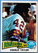 Charley Taylor Autographed 1975 Topps Football Card