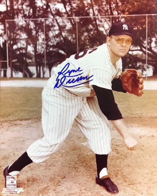 Ryne Duren Autographed 8x10 Baseball Photo