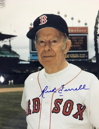 Rick Ferrell Autographed 8x10 Baseball Photo - Boston Red Sox