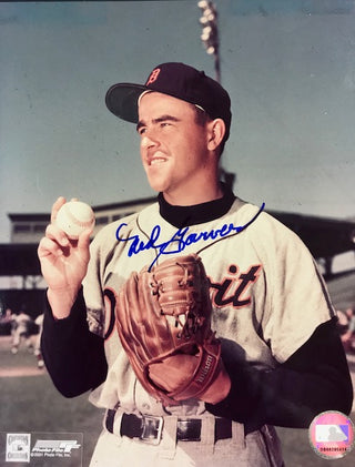 Ned Garver Autographed 8x10 Baseball Photo - Detroit Tigers