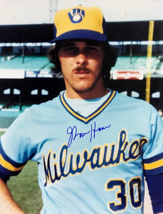 Bryan "Moose" Haas Autographed 8x10 Baseball Photo