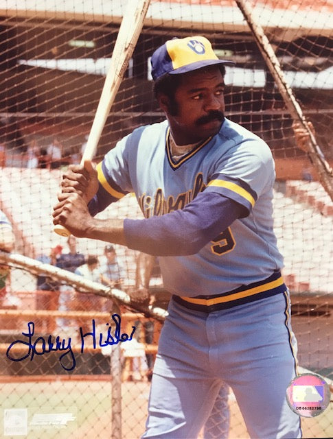 Larry Hisle Autographed 8x10 Baseball Photo