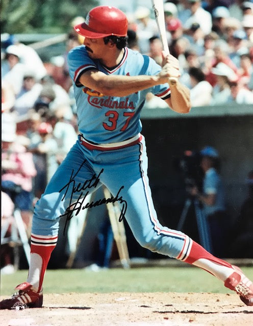 Keith Hernandez Autographed 8x10 Baseball Photo