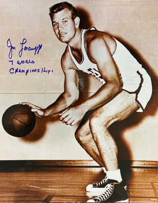 Jim Loscutoff Autographed 8x10 Basketball Photo