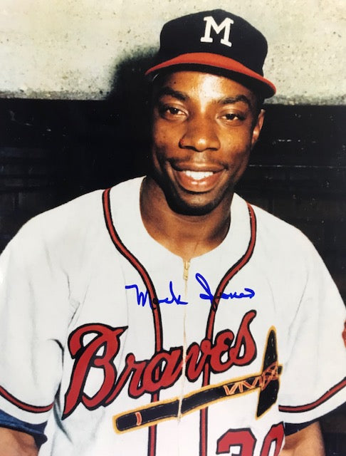 Mack Jones Autographed 8x10 Baseball Photo