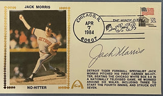 Jack Morris Autographed First Day Cover