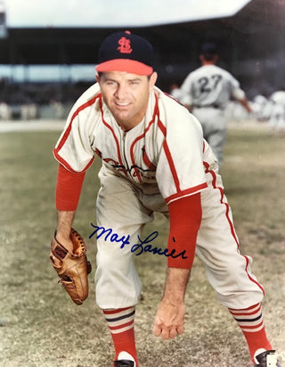 Max Lanier Autographed 8x10 Baseball Photo
