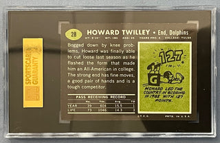 Howard Twilley 1969 Topps Card (SGC)