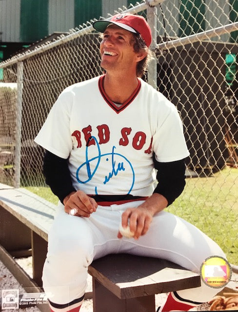 Bill Lee Autographed 8x10 Baseball Photo - Boston Red Sox