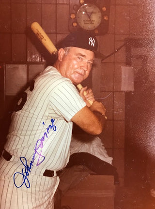Johnny Mize Autographed 8x10 Baseball Photo