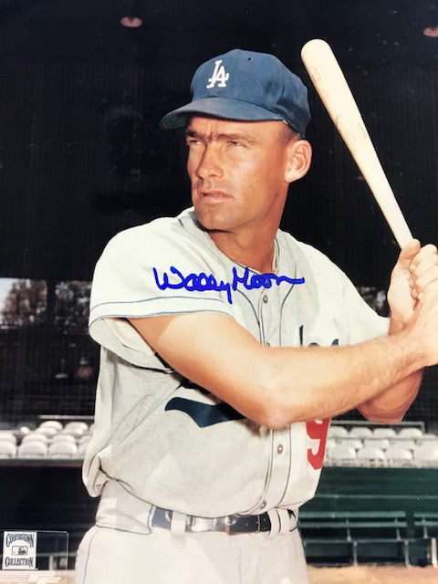 Wally Moon Autographed 8x10 Baseball Photo