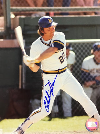 Charlie Moore Autographed 8x10 Baseball Photo
