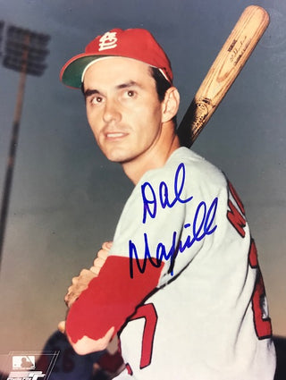 Dal Maxvill Autographed 8x10 Baseball Photo