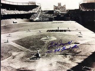 Gil McDougald Autographed 8x10 Black & White Baseball Photo